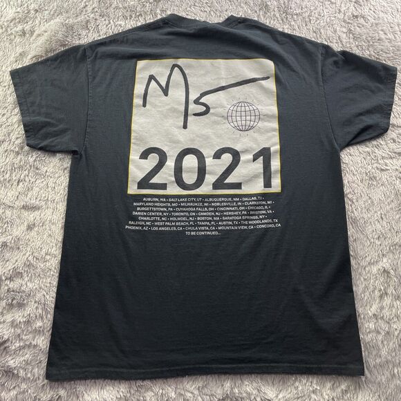 Maroon 5 Shirt Mens Extra Large Black 2021 MMXXI Tour Concert Band Adam Levine - Picture 6 of 9